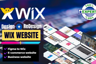 develop wix website redesign wix website, build wix website design by wix studio