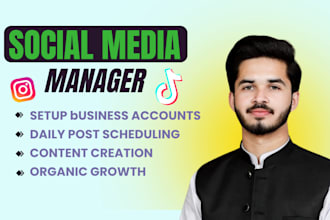 create content, manage and schedule posts on social media