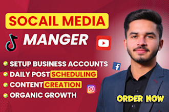 create content, manage and schedule posts on social media