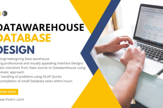create data warehouse and database projects