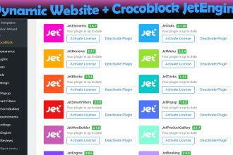 dynamic listing wordpress website, real estate, classified ads with crocoblock