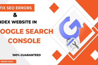 fix google search console errors, indexing pages or 404 not found issues