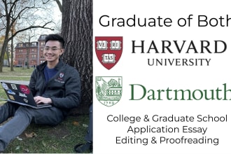 edit your college university application essay as a harvard grad