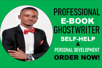 ghostwrite your self help and personal development ebook