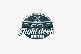 create a clear, contemporary bar and nightclub logo or symbol for you