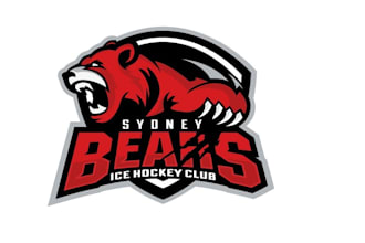 create a lovely, copyrighted wild bear brand logo or icon