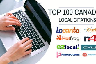 add business in top 100 canada directory and local citations