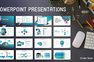 create a professional powerpoint presentation and ppt template
