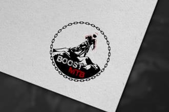 make 2 hand draw modern bikes or bmx logo in 5 hour