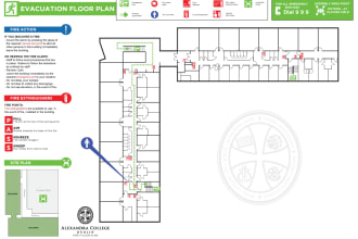 design fire emergency evacuation map for your floor plan