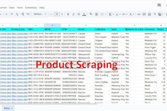 scrap product details,mining,extracting,shopify, ebay,amazon