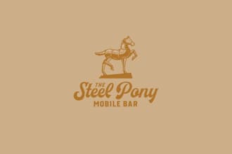 design based mobile bar company logo
