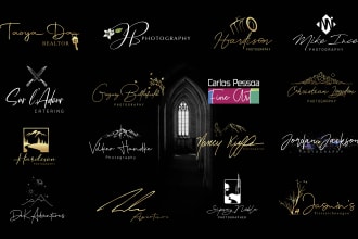 make hand drawn signature or photography logo in 3 hour