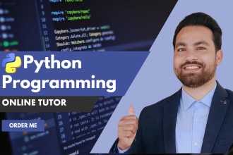be your python tutor, trainer and apps developer