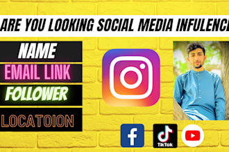 find the best instagram, youtube and tiktok influencers for influencer marketing