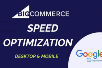 speed up bigcommerce website with improve gtmetrix google pagespeed
