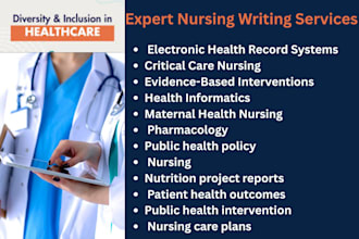 do research in healthcare, nursing, psychology