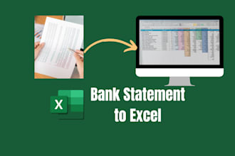 do bank statement to excel conversion
