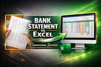 do bank statement to excel conversion
