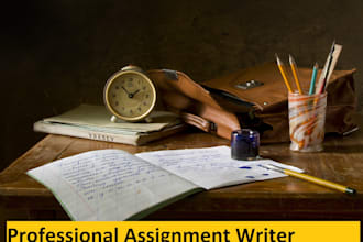 provide professional assignment writing and editing services