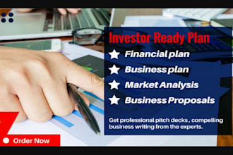 prepare a professional business plan writing services
