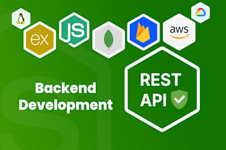 develop backend api with node express js mongodb firebase