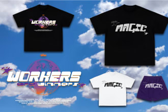 make a modern y2k clothing brand design
