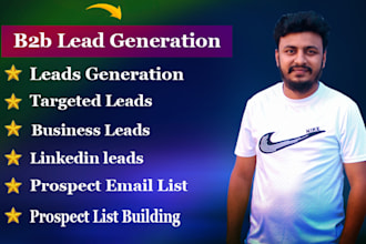 provide b2b lead generation for any industry