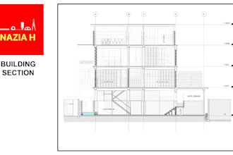 draw detail sections and elevations
