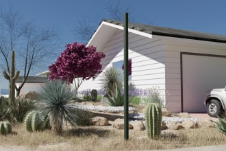 do creative xeriscape backyard landscape design