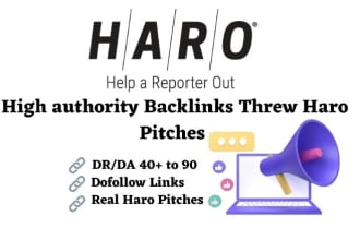 give you high authority haro backlinks with haro pitches