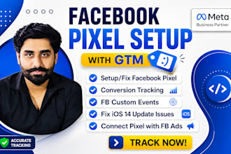 install or fix meta facebook pixel and conversion API with gtm
