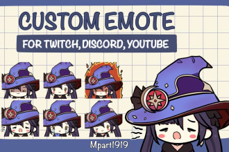 create custom chibi twitch emotes in 1 day