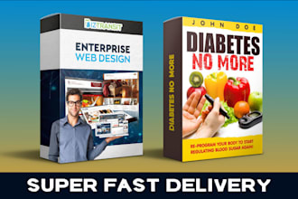 design digital product 3d box mockup , software box mockup
