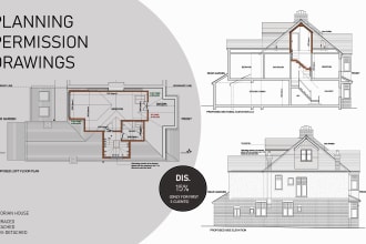 draw UK planning permission drawings