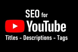 do youtube video SEO keywords,titles and description optimization