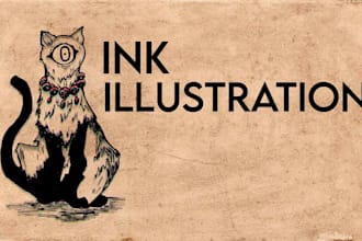 give you an ink illustration
