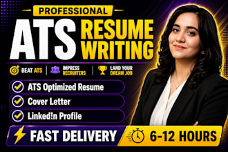 ats resume writing, professinal resume, CV, cover letter and linkedin