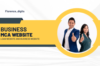 build mca website, mca landing page, loan website, business loan website