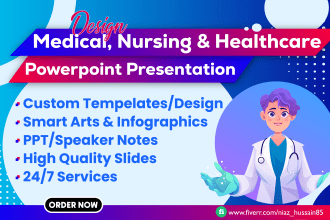 design creative medical, nursing and healthcare powerpoint presentation
