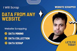 scrap data from any website