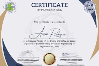 craft custom calligraphed names on certificates