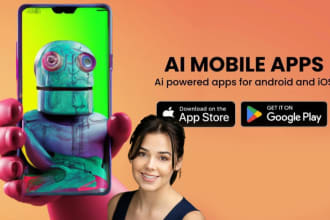 ai mobile application using flutter openai python fast api, ai web app