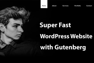 redesign wordpress website gutenberg kadence generatepress speed optimization