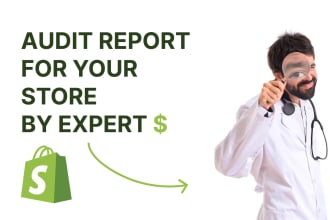 audit and review, your shopify store