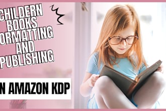 do children book formatting and publishing  on amazon KDP