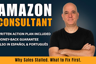 be your amazon consultant and find what is blocking your sales
