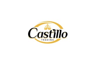 old world style spice trading company logo