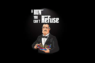 design original based iconic movie logo