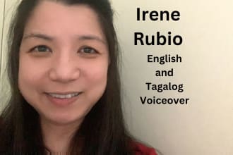 provide an american and filipino voice over commercials